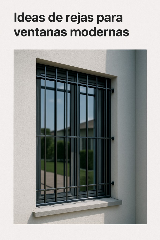 reja ventana moderna
